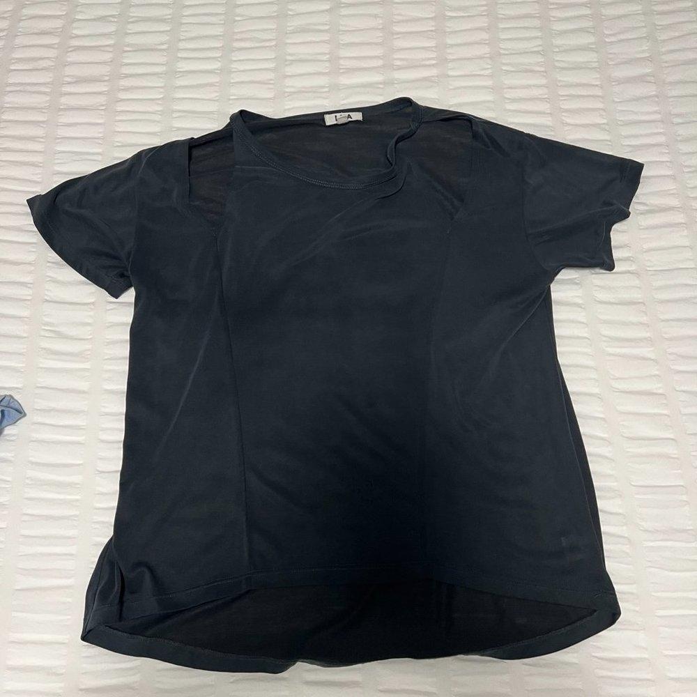 LNA Black Crew T-shirt - Size Medium